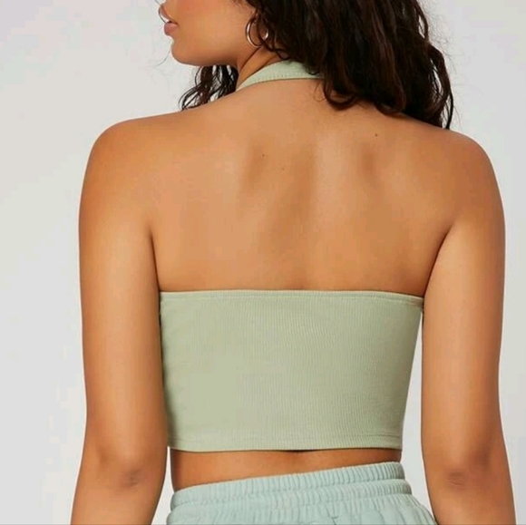 🆕️Sage Halter Knit Top - Picture 2 of 3